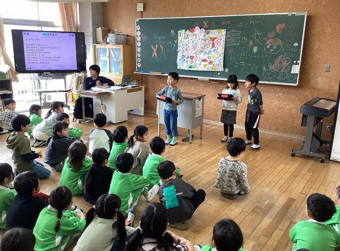 はきはきとした声で司会をしました