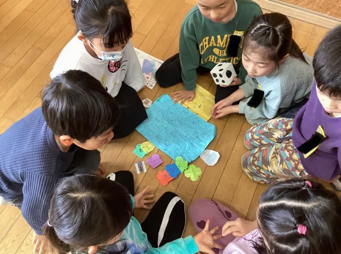 すごろくも手作りです