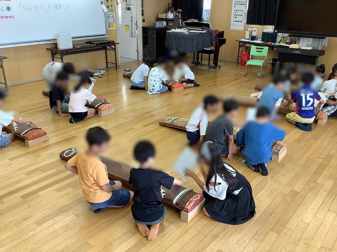練習中