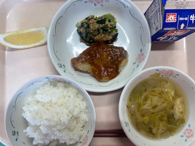 14日の給食