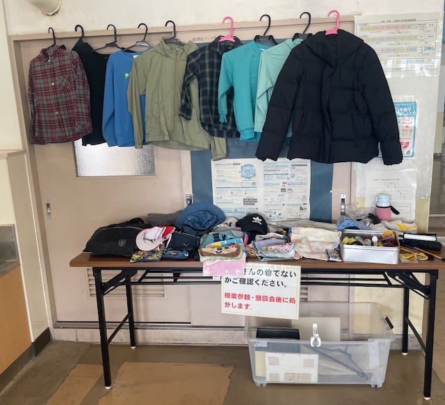 落とし物の展示
