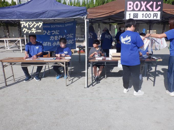 各団体さんのお店も準備万端