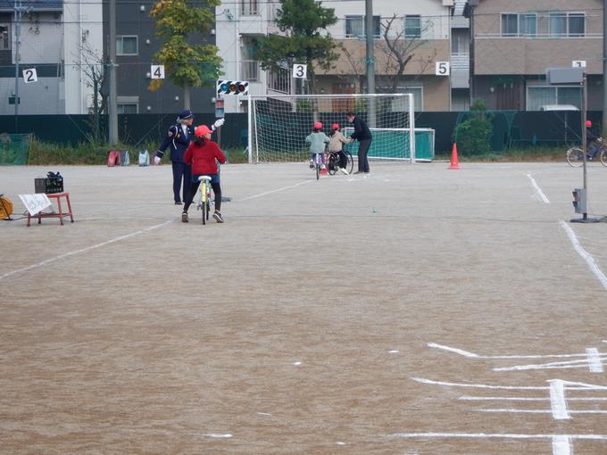 信号では左右を確認