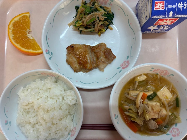 15日の給食