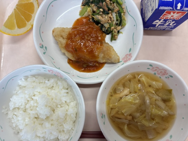 14日の給食
