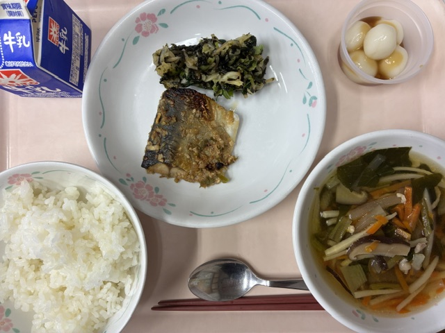 25日の給食