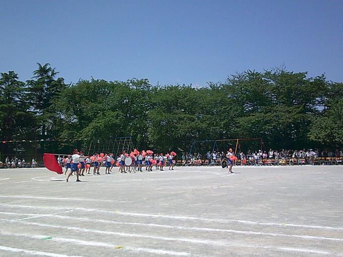 赤組応援団
