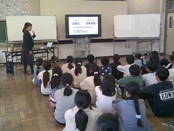 6年生は歴史の学習につなげます