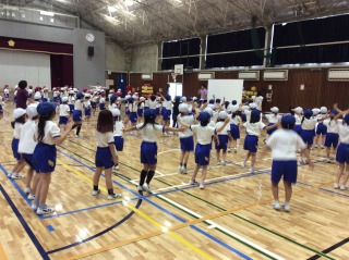 1・2年運動会練習開始