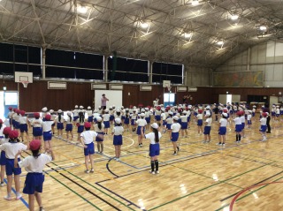 1・2年運動会練習開始