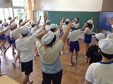 白組の様子