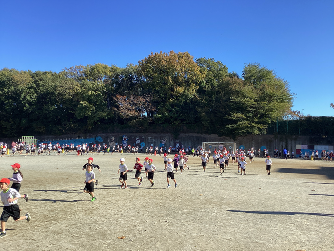 全校で取り組むマラソンタイム