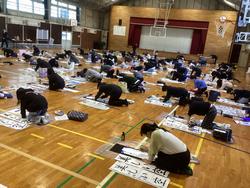 書き初め練習5年生(2)