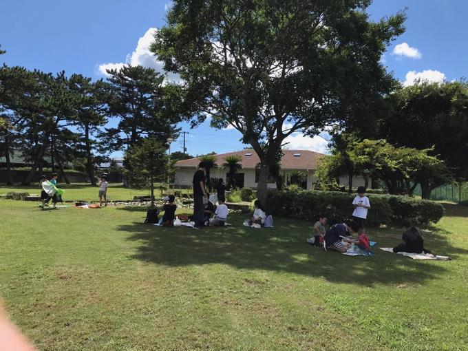 みんなで仲良くお弁当