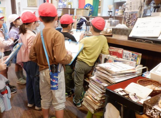 コーヒーショップを見学