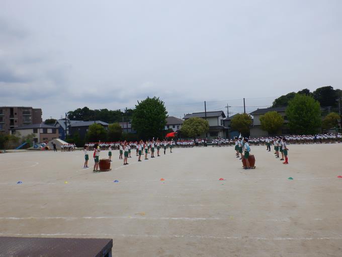 応援合戦の練習