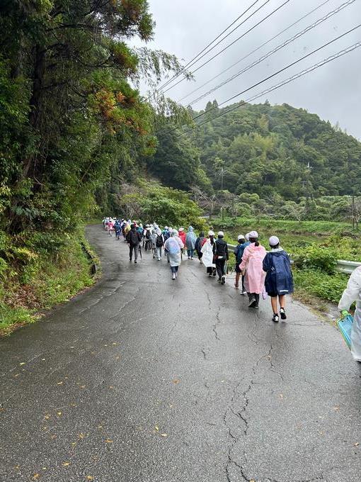 ウォークラリー出発