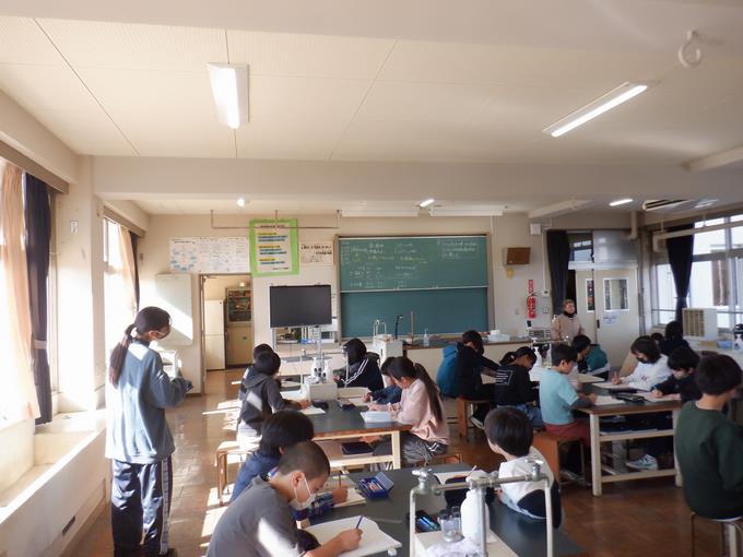 5年理科の授業
