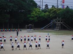 低学年運動会練習