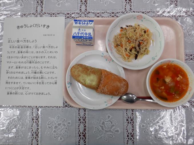 今日の給食