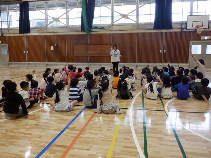 1年生学年朝会