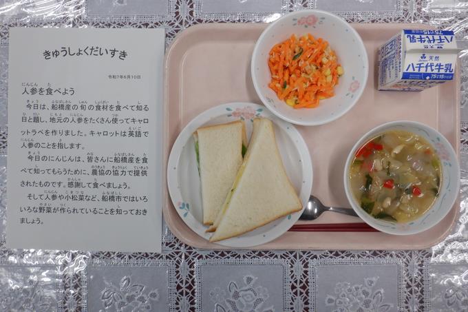 今日の給食