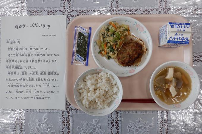 今日の給食