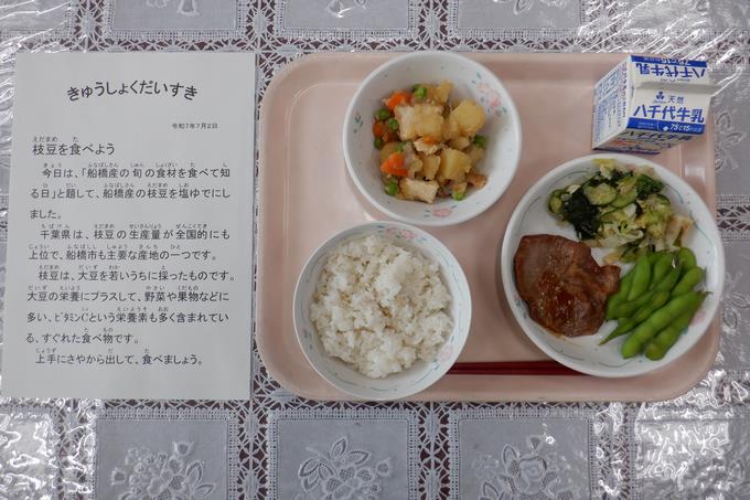 今日の給食