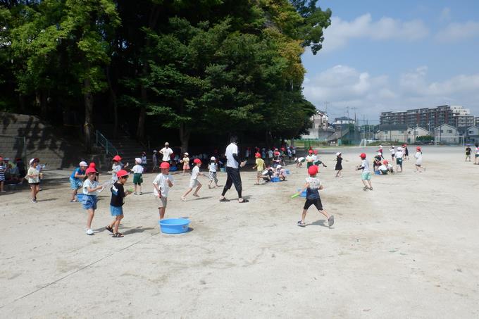 1年生水遊び