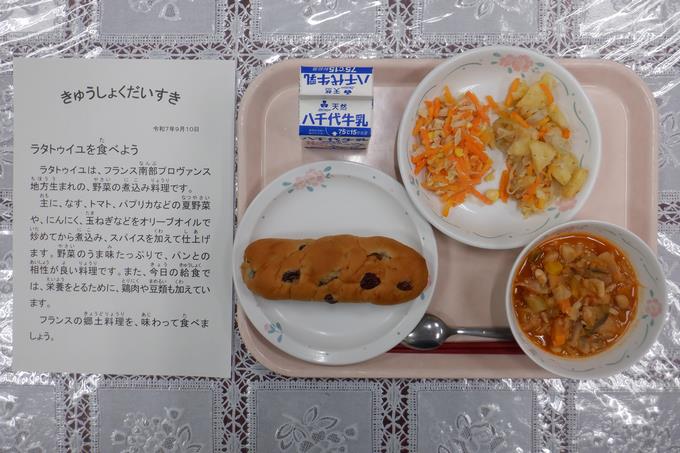 今日の給食