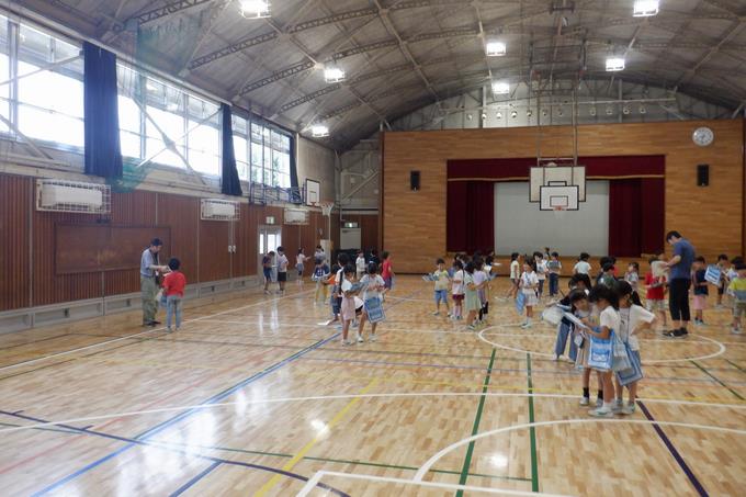 １年生学年朝会