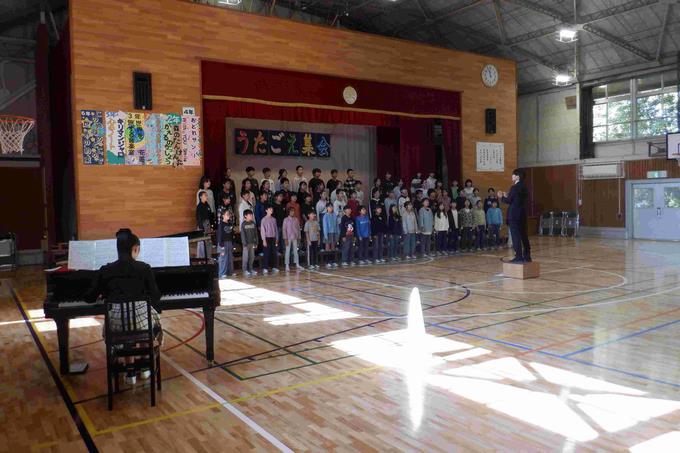 うたごえ集会保護者向け発表会６年生
