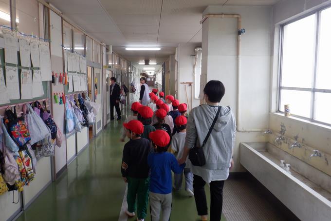 かもめ保育園小学校見学