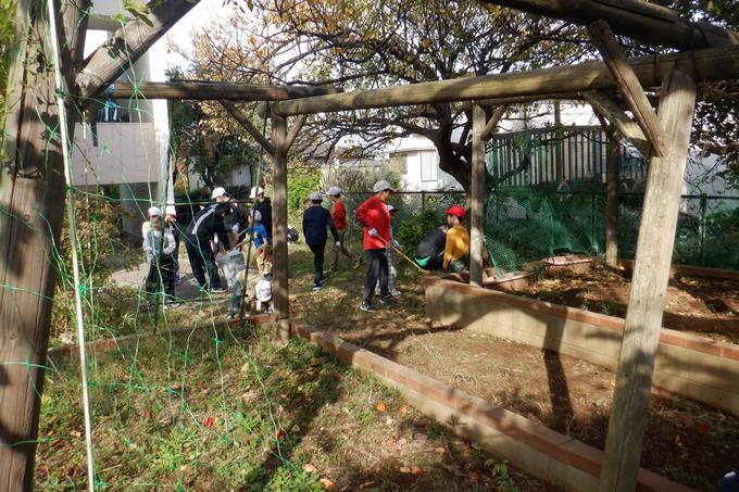 親子ふれあい整備作業１