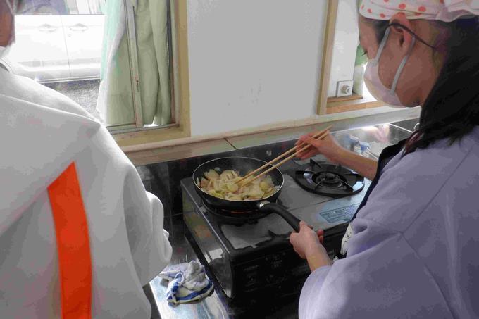 ６年生調理実習