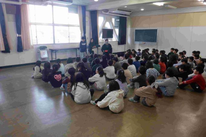 ２年生学年朝会