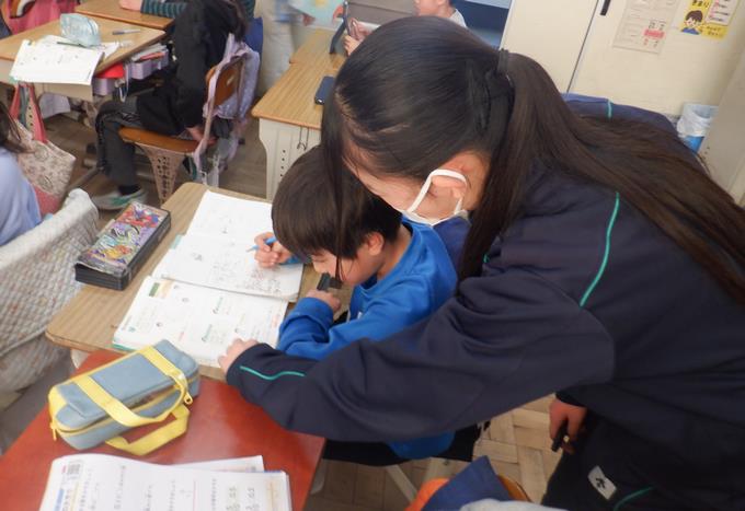 高根中職場体験学習