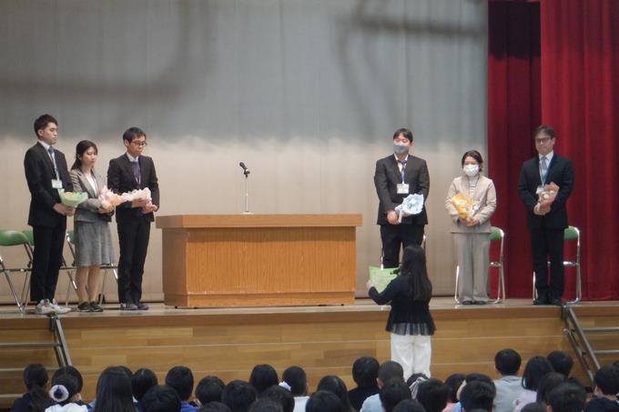 離任式児童代表の言葉