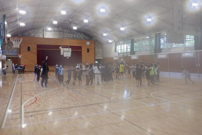 ６年生学年朝会