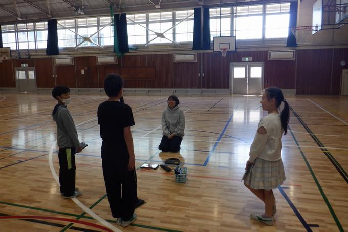 1年生を迎える会司会リハーサル