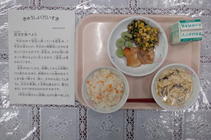 今日の給食