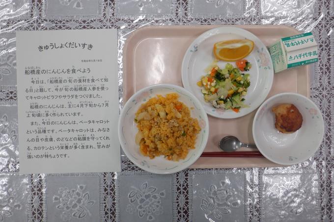 今日の給食