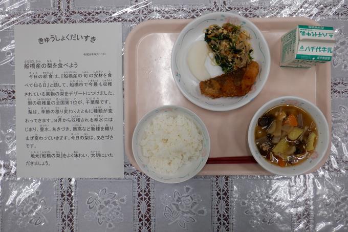 今日の給食