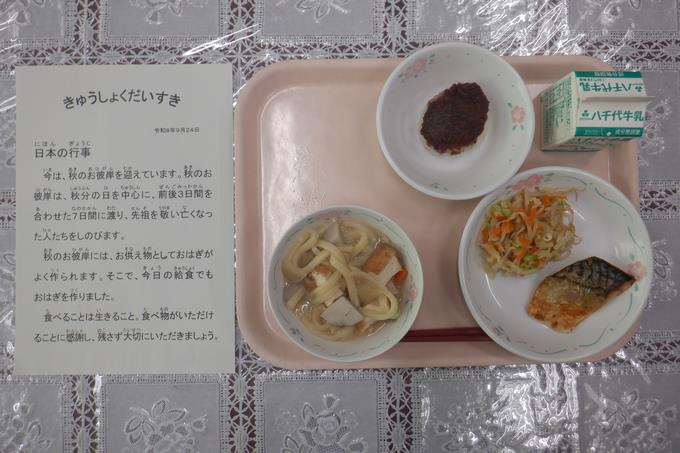 今日の給食