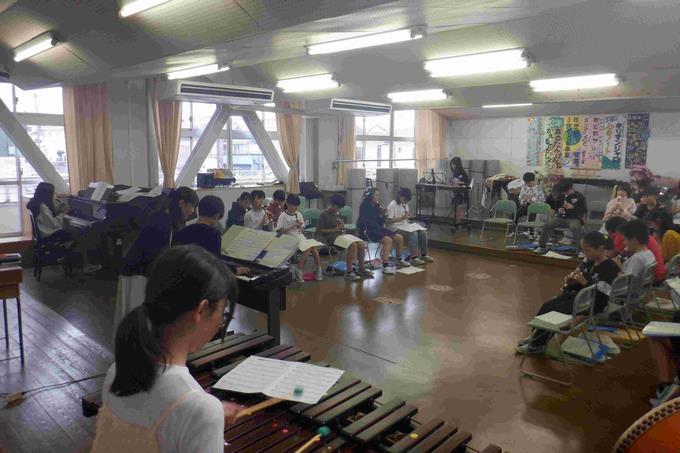 ５年生音楽発表会練習