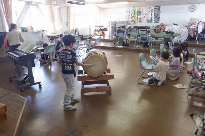２年生　音楽発表会練習