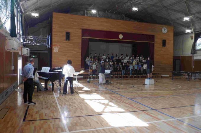 4年生　音楽発表会練習