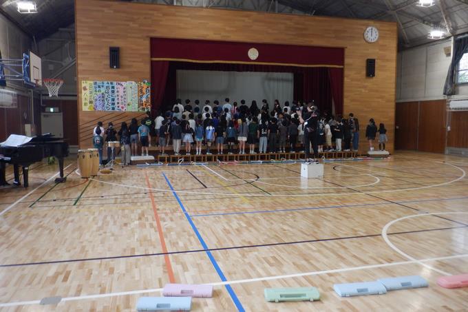 3年生　音楽発表会練習