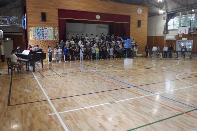 5年生　音楽発表会練習