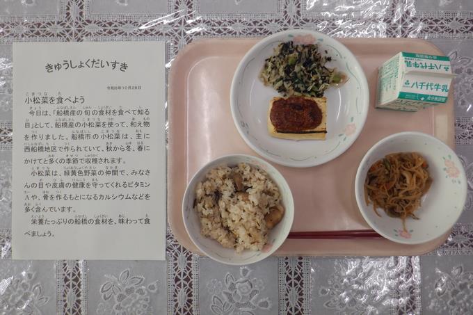 今日の給食